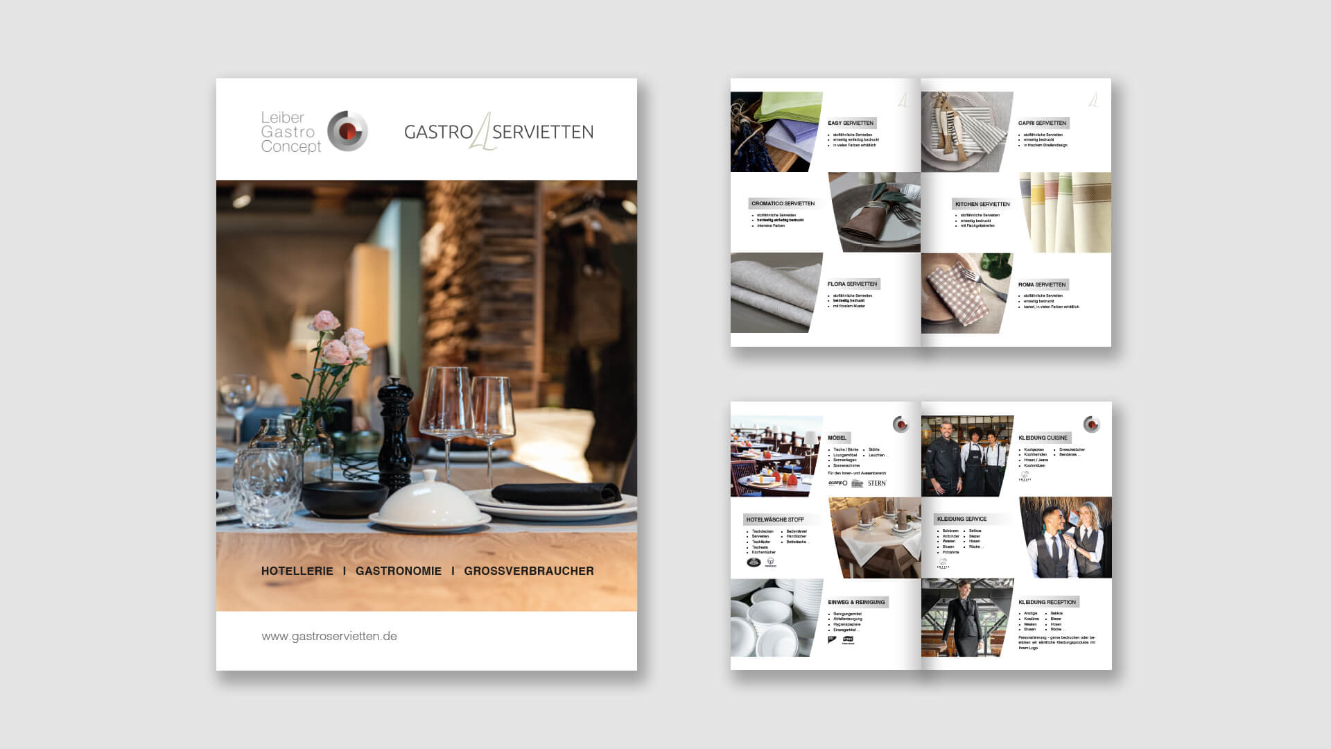 Leiber Gastro Concept - Grafikdesign